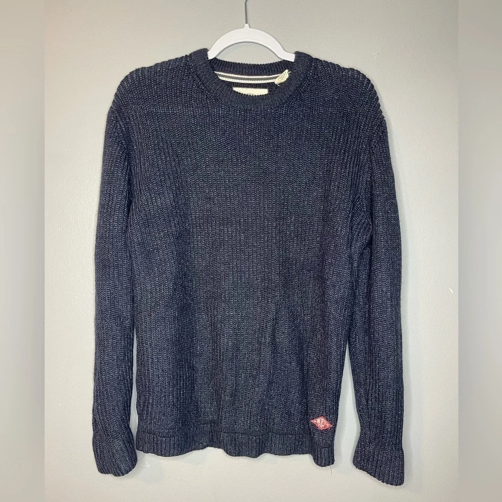 WEATHERPROOF VINTAGE Men's M Crew Neck Gray long Sleeve Sweater